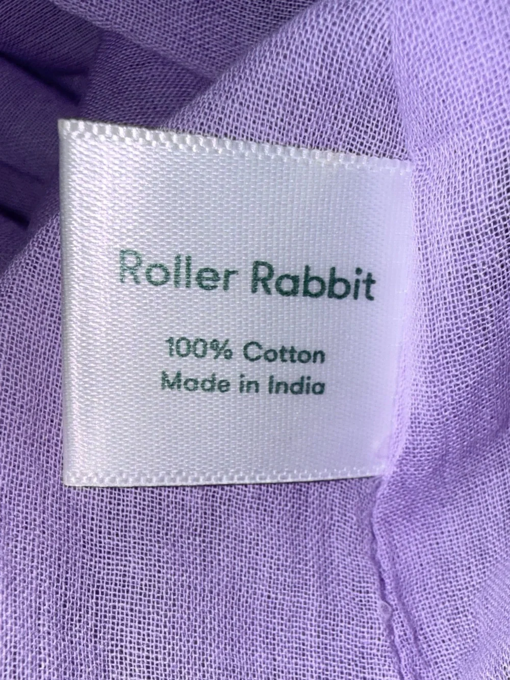 Roller Rabbit Ismay Pippa Tiered Mini Dress Pastel Purple Green Size XS